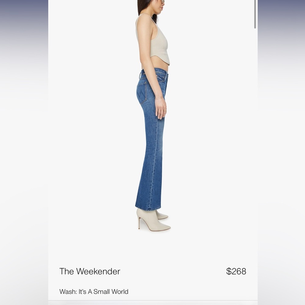 MOTHER The Weekender Size 29 NWT - Picture 7 of 16